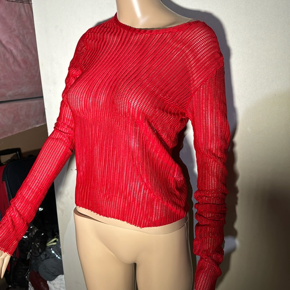Zara mesh top